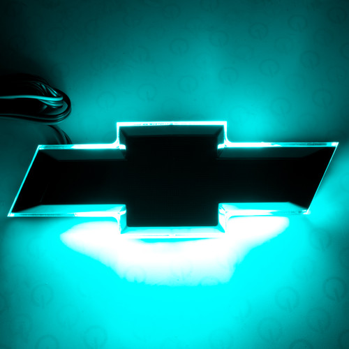 Oracle Lighting 3021-010 Illuminated Bowtie - Flat Black Center - Aqua 3021-010 Product Image