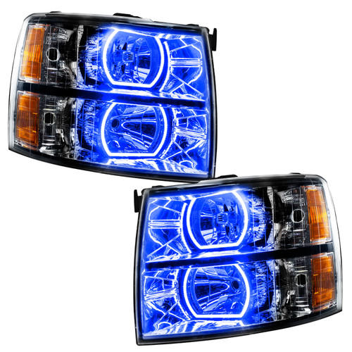 Oracle Lighting 8189-052 2007-2013 Chevrolet Silverado PLASMA HL - Black - Square Style 8189-052 Product Image