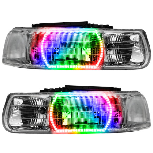 Oracle Lighting 8166-335 2007-2013 GMC Sierra SMD HL - Round Ring Design