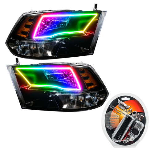 Oracle Lighting 7121-330 2009-2017 Ram 1500 TRX/SLT Quad SMD HL - Black 7121-330 Product Image Oracle Lighting 7121-330 2009-2017 Ram 1500 TRX/SLT Quad SMD HL - Black 7121-330 Product Image