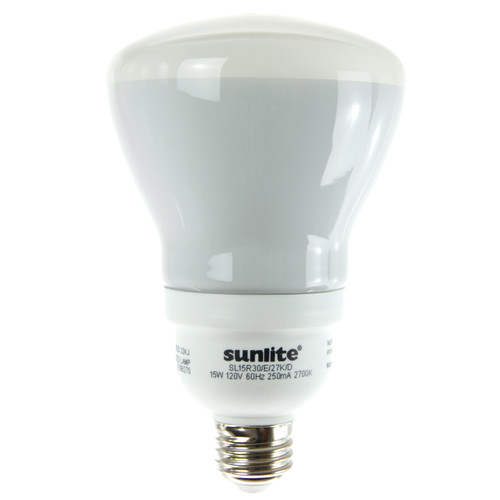 Sunlite 05392-SU SL15R30/E/27K/D DIMMABLE R30 CFL