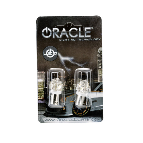 Oracle Lighting 4909-003 ORACLE BA9S 5 LED Bayonet Bulbs (Pair) - Amber - DISCONTINUED 4909-003 Product Image