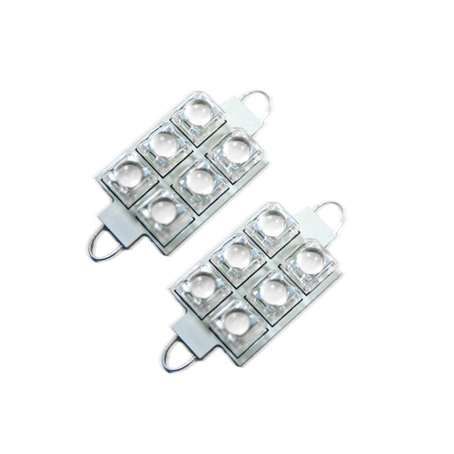 Oracle Lighting 5208-004 ORACLE 44MM 6 LED 1 Chip - Loop Festoon Bulbs (Pair) - Green 5208-004 Product Image