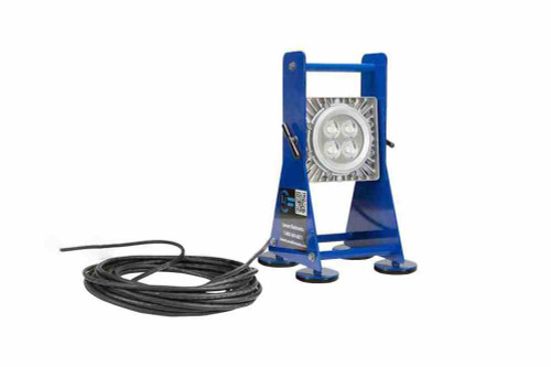 Larson Electronics 50W Explosion Proof LED Light - Class I & II Div 1 & 2 - Non-Spark Aluminum Magnetic Base - 100' SOOW Cord