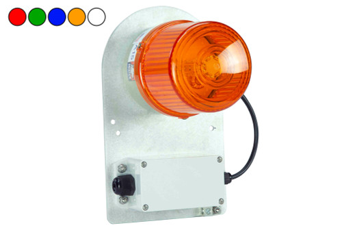 Larson Electronics Class II Strobe Light with Motion Sensor - 110-120V AC - 54 Flashes Per Minute - 5 Color Options