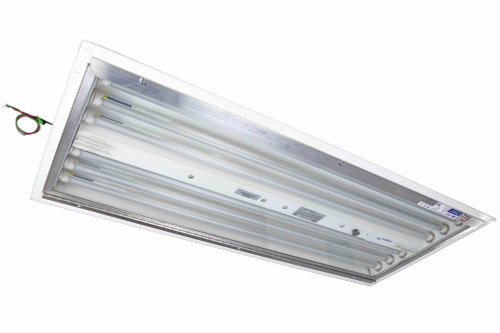 Larson Electronics 168W Hazardous Area LED Light Fixture - 6 Lamp - 21000 Lumens - Paint Spray Booth Rated