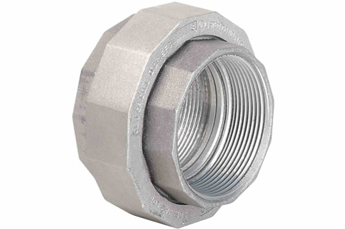 Larson Electronics Explosion Proof Conduit Coupling - 3" Female to Female Union - Threaded - Aluminum - C1D1