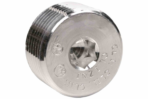 Larson Electronics 3'' NPT Threaded Recessed Aluminum Conduit Plug for Explosion Proof Junction Boxes