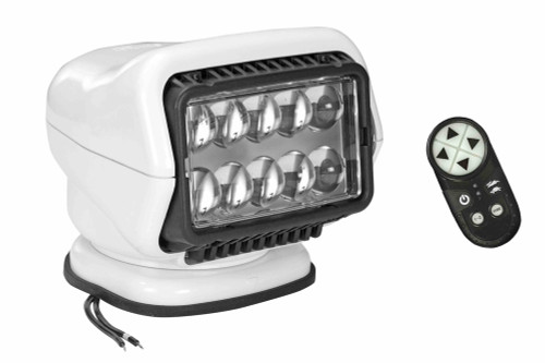 Larson Electronics LED Golight Stryker GL-30004ST Wireless Remote Control Spotlight w/ Handheld Remote - Permanent Mount