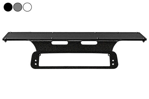 Larson Electronics 2016 Dodge Ram 2500 No-Drill Rooftop Mounting Bracket - 24" x 12" 3rd Brake Light Magnetic Plate