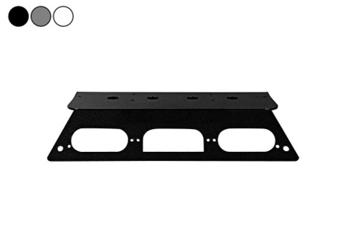 Larson Electronics 2018 Ford Superduty F250 Aluminum Body Truck No-Drill Antenna Mounting Bracket - (4) 3/4" Holes - 3rd Brake Light Mount