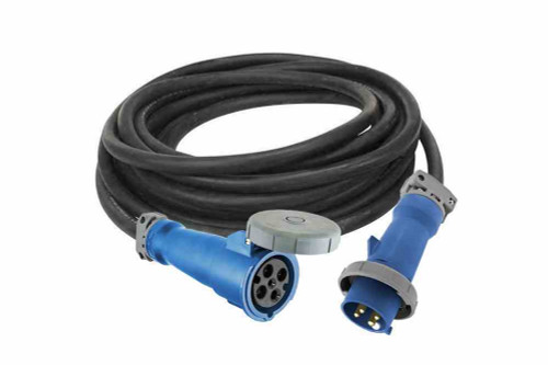 Larson Electronics 10' 4/4 SOOW Weatherproof Extension Power Cord - 60 Amps Rated - 250V - 3P4W Plug/Connector