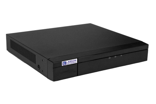 Larson Electronics Network Video Recorder - 52V DC, PoE - 8TB - 4 Channels - NDAA Compliant