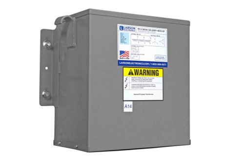 Larson Electronics 6 kVA Isolation Transformer - 480V Delta Primary - 380V Delta Secondary - Fully Potted - NEMA 3R