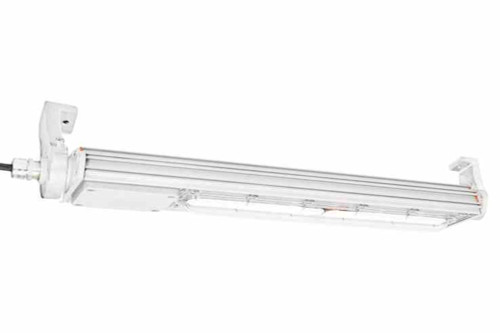 Larson Electronics 62W Industrial Linear LED Fixture - 120-277V -  4' Length, 7,900 lms - Surface Mount - IP66/Type 4X