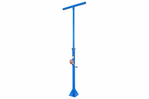 Larson Electronics 12' Telescoping Light Mast - Stationary Tower w/ Electric Winch - Aluminum