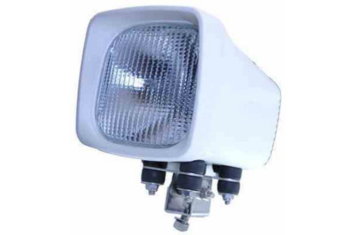 Larson Electronics 50 watt HID Boat Light - 6X6 square - 4500 lumens -12/24VDC - FLOOD 340'X340' - White