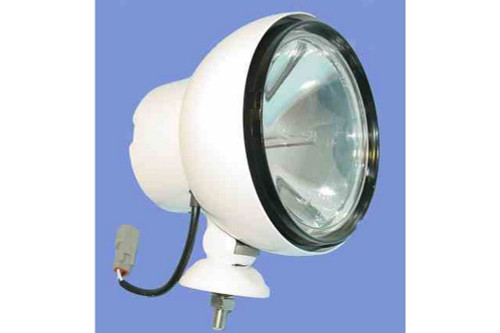 Larson Electronics HID-BL-6R-Spot HID Boat Light - 35 Watt HID - 3200 Lumen - 2700' Spot Beam - White Housing