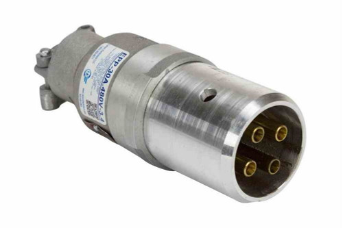 Larson Electronics Explosion Proof Plug - C1D1, C2D1 - 60 Amps - 3 Wire, 4 Pole - Pin/Sleeve