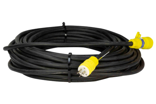 Larson Electronics 75' 12/3 SOOW 15A Weatherproof Extension Power Cord - 5-15 - 125V - Outdoor Rated