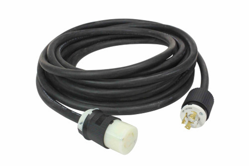 Larson Electronics 250' 12/3 SOOW Extension Power Cord - 125V - 15A Rated, Outdoor Rated - 5-15