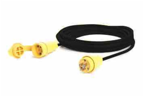 Larson Electronics 50' 12/3 SOOW Weatherproof Extension Power Cord - 20A Continuous Use - L6-20P/L6-20C - Outdoor Rated