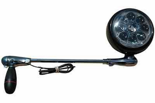 Larson Electronics 1972 Ford C SERIES TILT Post mount spotlight - 6 inch - LED - Driver side WITH install kit