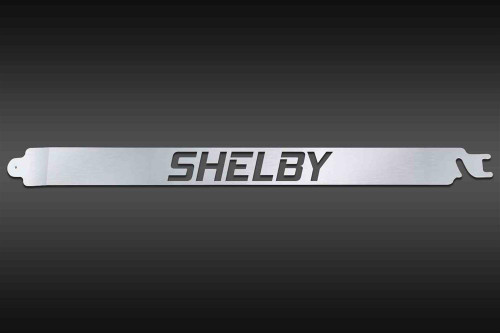 Larson Electronics Metal Door Props - Ford Mustang Shelby and Shelby Mustang - 18" x 2" x 1/8" - Brushed Aluminum Finis