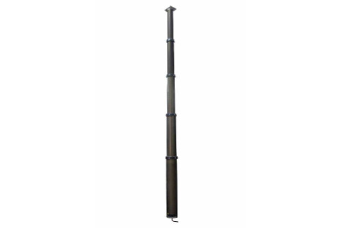 Larson Electronics 5 Stage Pneumatic Light Mast - Extends to 15 Feet - 600lb Payload - 4.5' to 15'