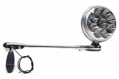 Larson Electronics 1998 Land Rover DISCOVERY Post mount spotlight - 6in Enhanced LED - Passenger Side WITH install kit