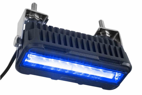 Larson Electronics 27W LED Forklift Zone Light - Pedestrian Safety - Blue Light - 10-100V DC - Aluminum Alloy