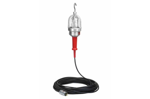 Larson Electronics Explosion Proof Hand Lamp with Explosion Proof Plug - 100' 14/3 SOOW Cord - 60 or 100 Watt - 220VAC