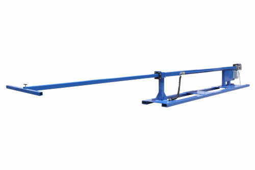 Larson Electronics 30 Foot Horizontal Light Mast - Electric - Weighted Skid Base w/ Support Leg