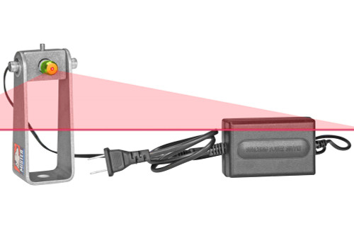 Larson Electronics Red Crane Warning Strobe Laser - 5mW Laser - 1 Flash Per Second - Red Line on Floor - IP54 - 120/240