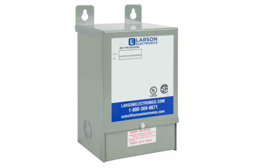 Larson Electronics 2 kVA Isolation Transformer - 110V Primary - 460V Secondary - NEMA 3R - Fully Potted - 1 Phase