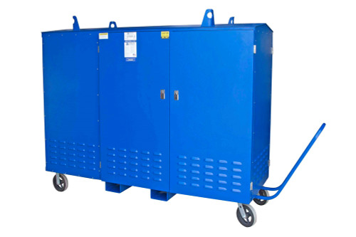 Larson Electronics 75 KVA Temporary Power Distribution Panel with Casters - 600V Three Phase to 120V/208Y