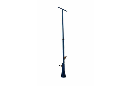 Larson Electronics 20 Foot Telescoping Light Mast - Fold Over Tower - Attachment for CAT5 Cables Along Mast Sides