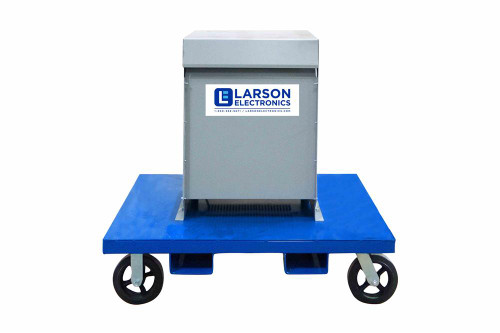 Larson Electronics 45 kVA Isolation Transformer - 480V Delta Primary - 400Y/230 Wye-N Secondary - Cart Mount - NEMA 3R