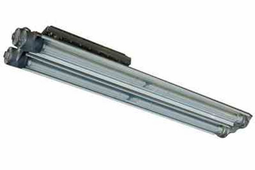 Larson Electronics Explosion Proof Fluorescent Lights - Paint Booths, Rigs - 4', 4 Lamp Fixture - Bi-Axial Bulb Design