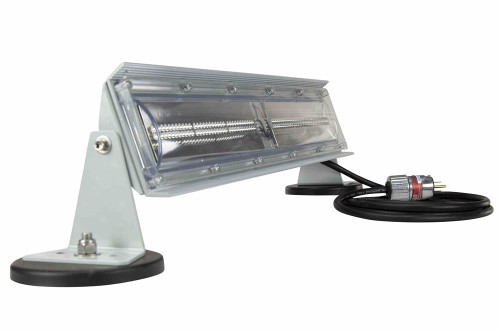 Larson Electronics Adjustable Magnetic Mount Explosion Proof Low Profile Linear LED Light - 120-277VAC - EXP Cord Cap