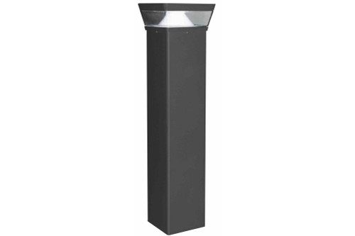 Larson Electronics 20W Square LED Bollard Light - 2,409 Lumens - 120/277V AC - Wet Location Approved