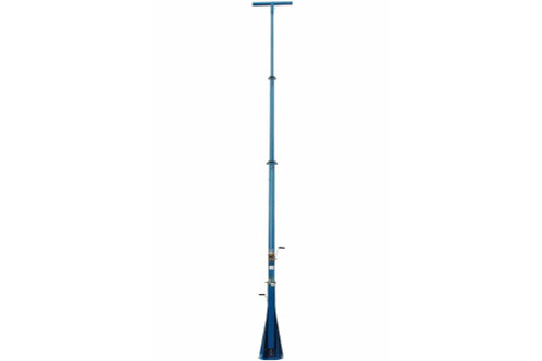 Larson Electronics 8' Telescoping Mini Light Mast with Manual Crank - 5 to 8 Feet Fold Over Tower - 300lb Payload