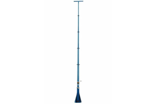 Larson Electronics 5-Stage 24' Fixed Mount Light Mast - Extends to 24' - Collapses to 8' - 1/4" Steel Construction