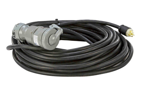 Larson Electronics 15A Explosion Proof Extension Cord - 100' 12/3 SOOW Cord w/ General Area Plug - EXP Connector