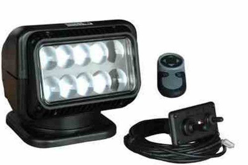 Larson Electronics 20494 Golight Remote Control LED Spotlight - Wired & Wireless - 12V - 900' Spot Beam