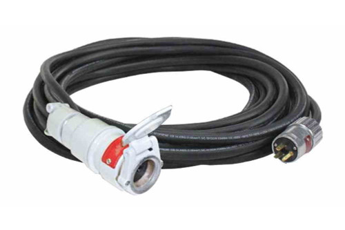 Larson Electronics 20-Amp Explosion Proof Extension Cord - 20' 12/3 SOOW Cord - Explosion Proof Plug & Connector