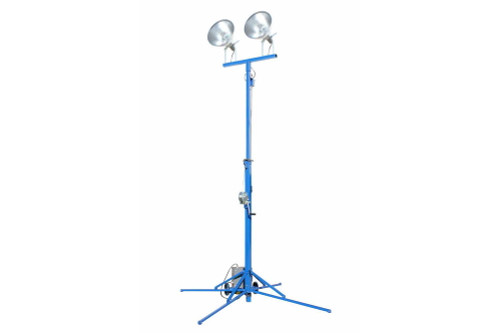 Larson Electronics Portable Light Tower - 2 X 1000 Watt Metal Halide Lights- Covers 98,000 SF - Extends to 14 feet