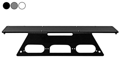 Larson Electronics 2018 Ford F450 Super Duty Aluminum Body Truck No Drill Mounting Plate - Magnetic - 24" x 8"