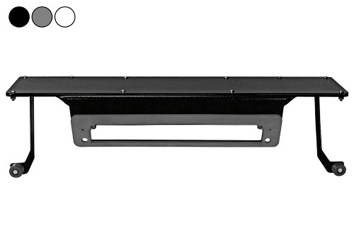 Larson Electronics 2013 Chevrolet Colorado No-Drill Mounting Plate - 3rd Brake Light High Mount - Magnetic - 24" x 8"