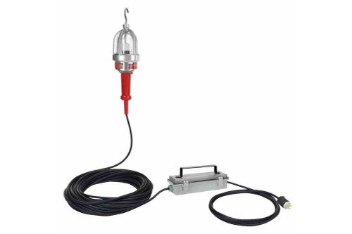 Larson Electronics Explosion Proof LED Drop Light (Hand Lamp) w/ Inline Transformer - 230V AC to 24V DC - SOOW Cord